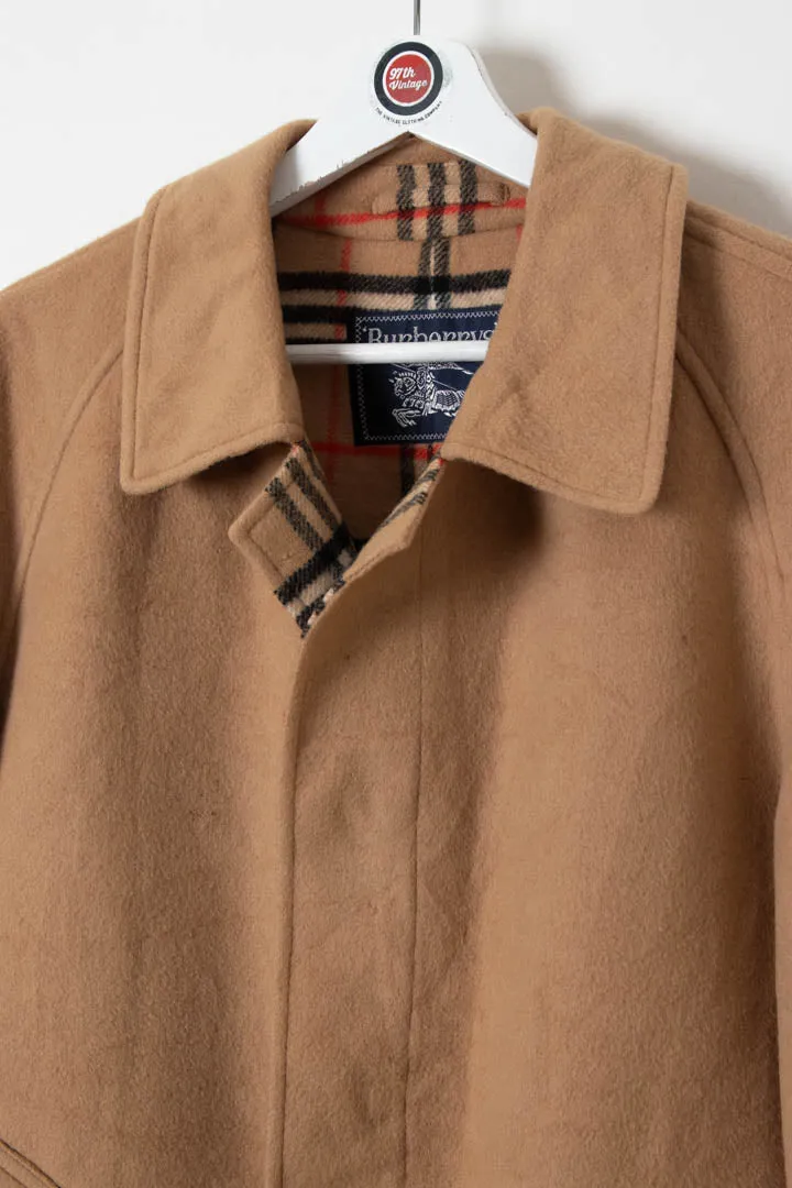 Women's Burberry Pure New Wool Trench Coat (XL)