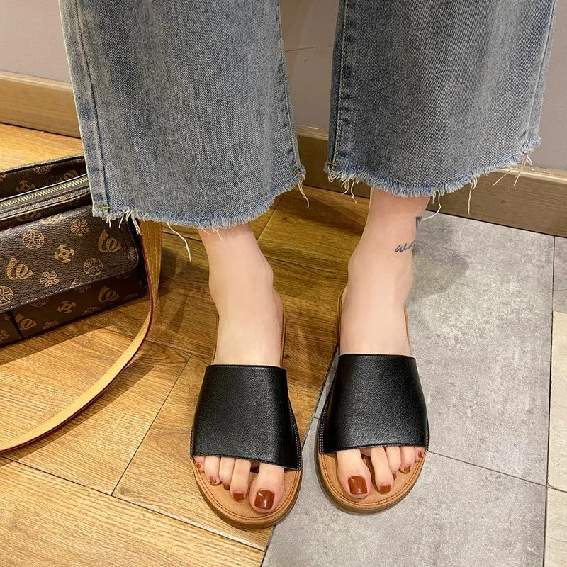Women's Casual Leather Handmade Sandals Water