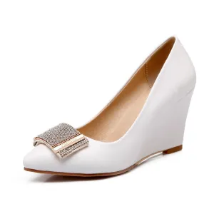 Women's Heels Rhinestone Platform Wedge Shoes