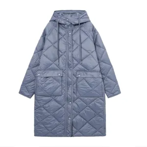 Women's hooded Indra puffer coat