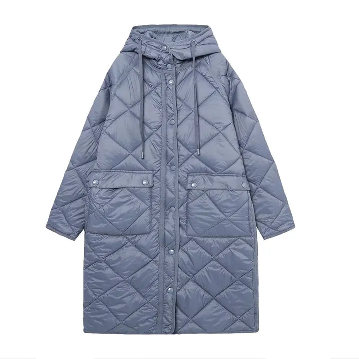 Women's hooded Indra puffer coat