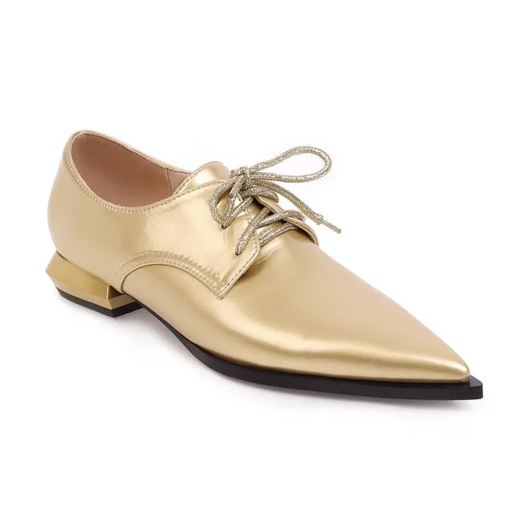 Women's Pointed Toe Low Heels Shoes