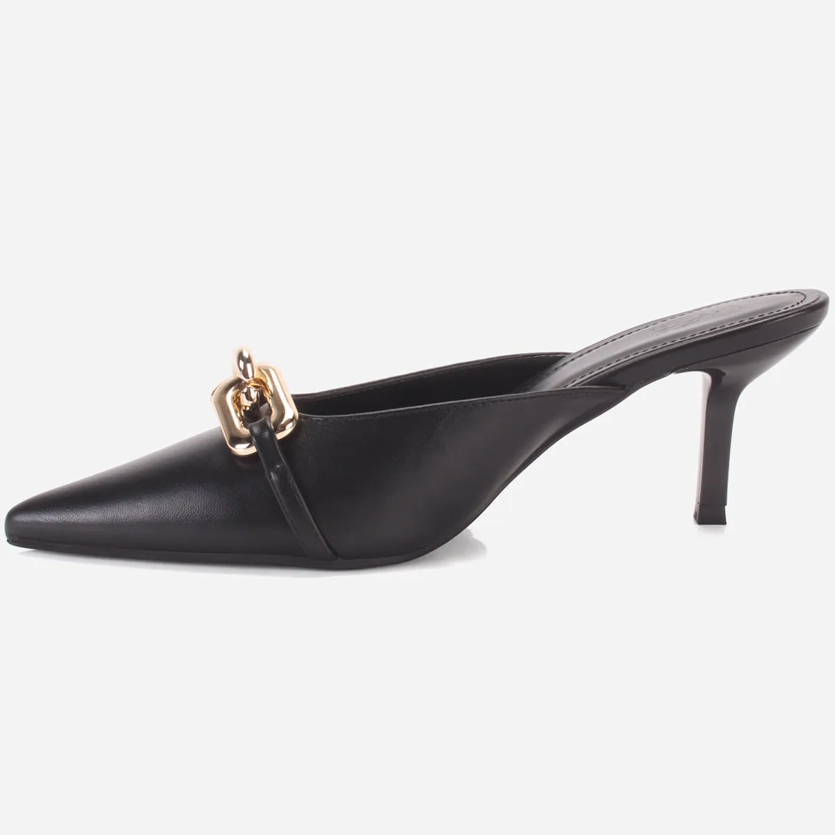 Womens "BRANDY" Pointed Toe Decorated Heeled Sandals