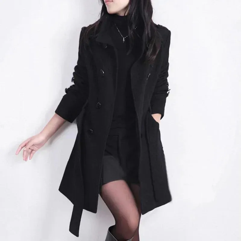 Women's sophisticated Lilyana trench coat