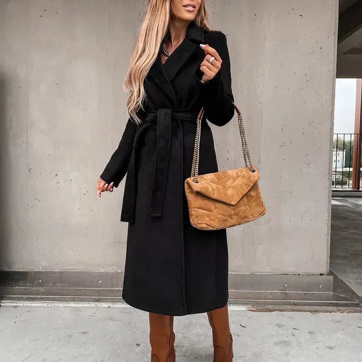Women's Taura Wool Blend Trench Coat