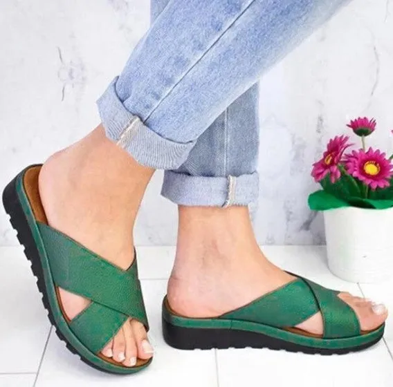 Yesica® | Outdoor Flip Flops With Wedge Heels