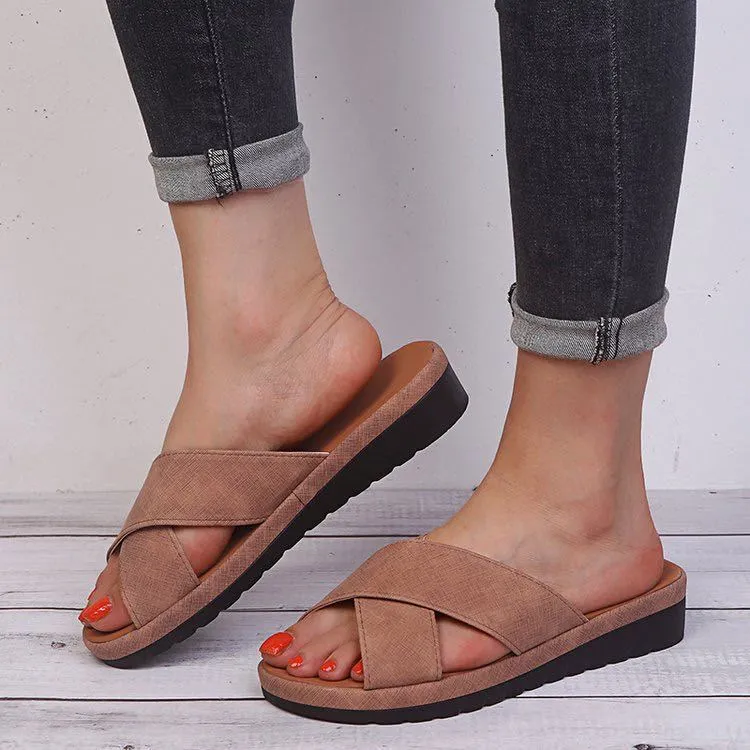 Yesica® | Outdoor Flip Flops With Wedge Heels