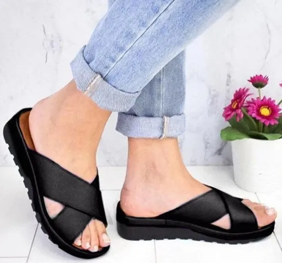 Yesica® | Outdoor Flip Flops With Wedge Heels